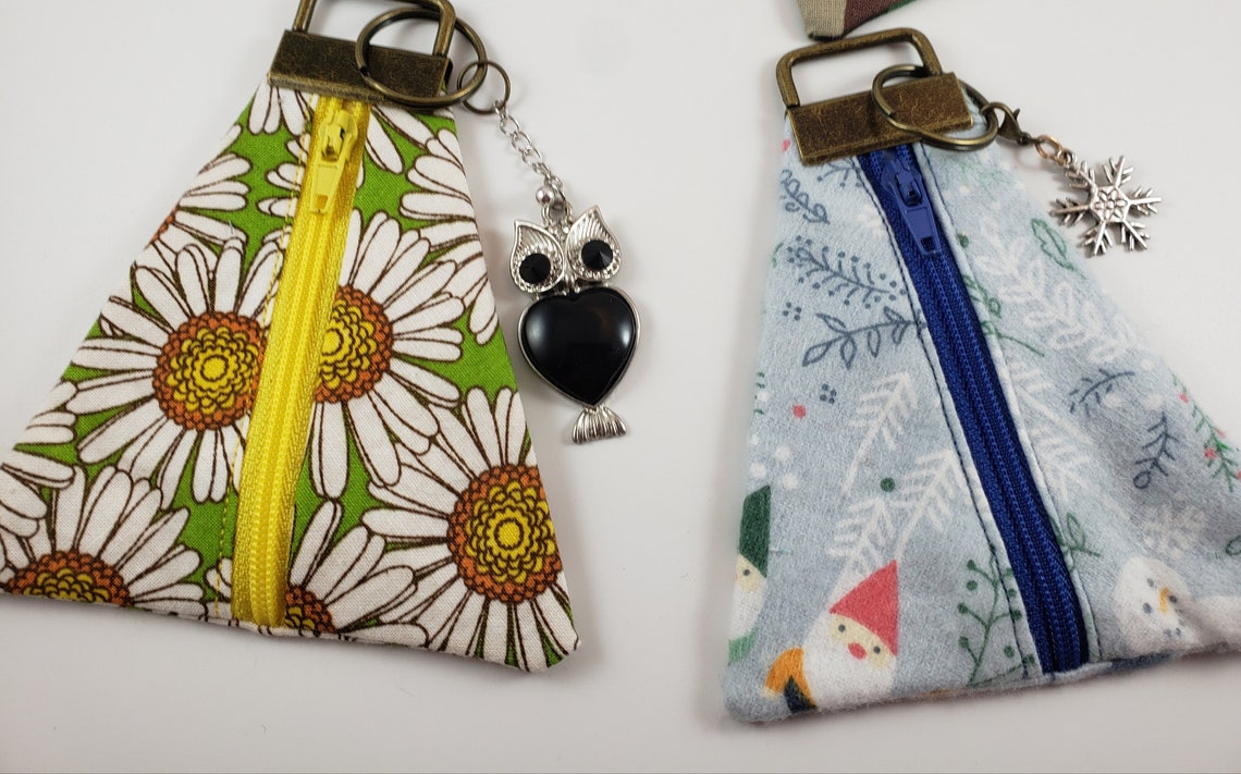 New Sale 10 Patterns Key Fob Keychain Purse Key Fob Travel Etsy