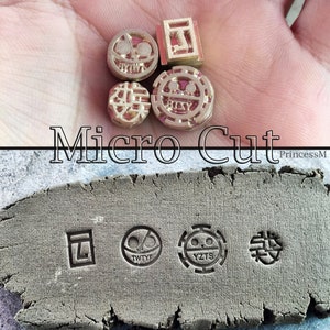 Micro Cut Custom Lederstempel – Micro-Branding Eisen Prägung Logo Messing Siegelstempel – Lederwerkzeuge Individuelle Form Handklopfform Holz
