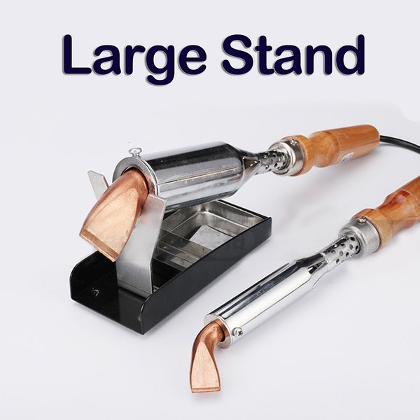 Soldering iron Stand holder for your Custom branding leather stamp tool - Electric power iron - leather Copper logo seal  Embosser Branding