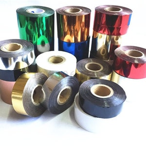 GRATIS VERZENDING Rollen Foliepapierrol voor leer stempel foliedruk papier warmte pvc kaart Goud Zilver Roze Rood zwart groen wit