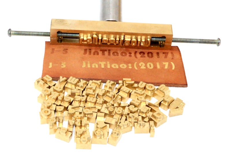 Interchangeable Embossing Full set 26 alphabet Leather logo Etsy