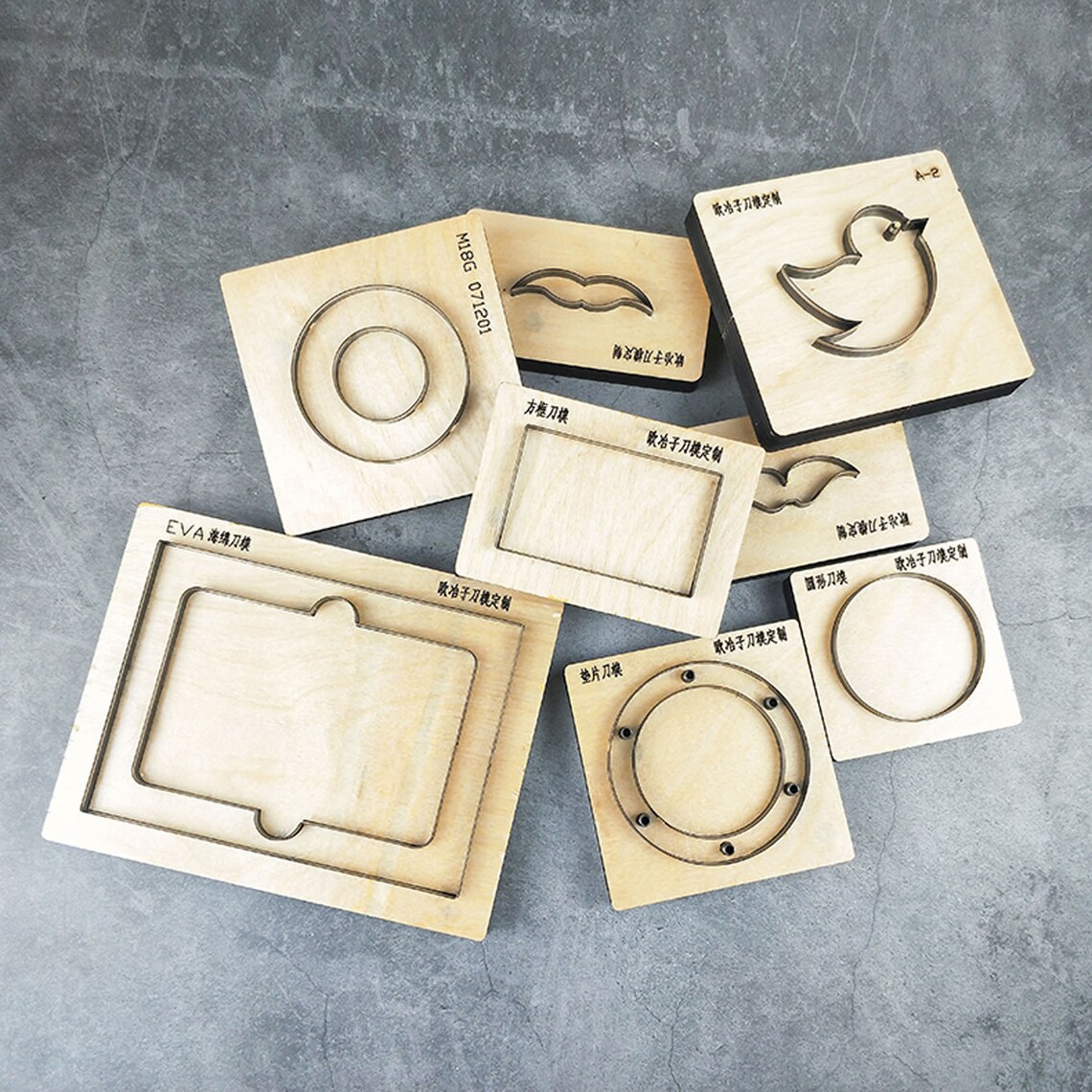 Custom Leather Die Cut / Paper Cutting Board / Japanese Steel Etsy