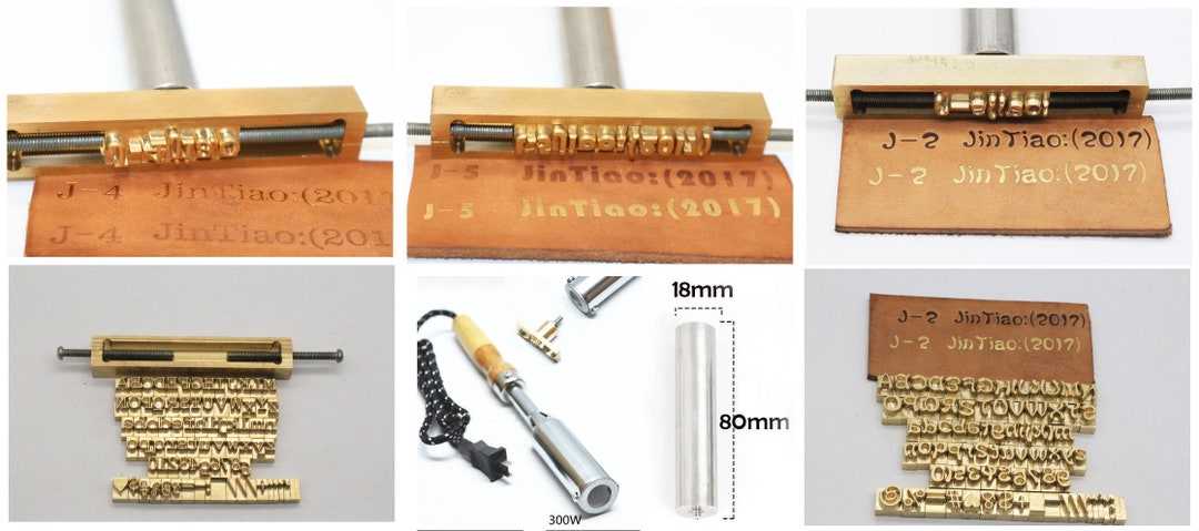 80s Typesetting Custom Lettering Tools Grooved Rods Any Fonts - Interchangeable Embossing Custom Letters Alphabet Number ...
