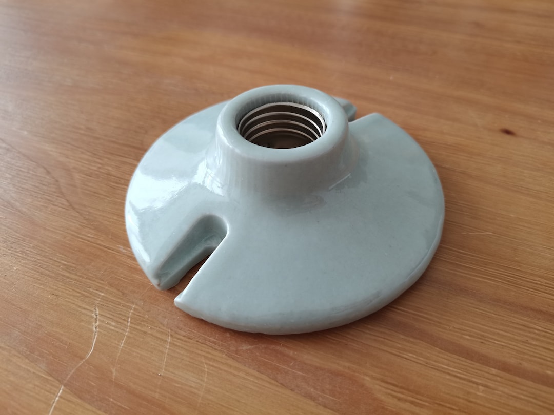 Vintage Ceramic E27 Glazed Light Head Edison Lamp Holder Retro High