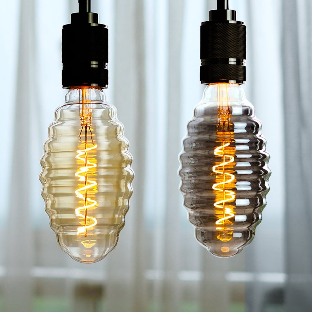 Large Size Honeycomb LED Light Bulb Art Design Large Edison Decorative ...