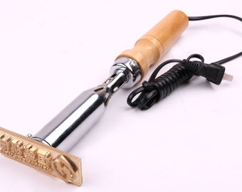 150w -300W Electric power iron - Wooden or leather Copper logo stamp brand trademark tools Wooden tool 110-240V Embosser Branding iron