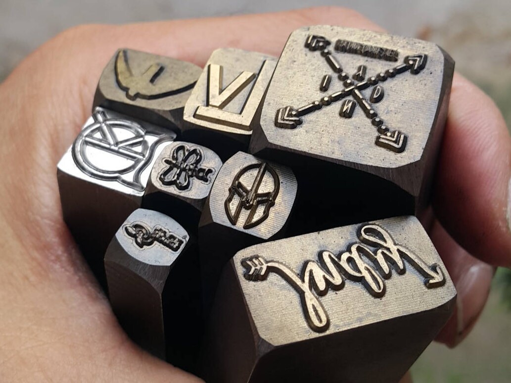 Cast Iron Dye STEEL Logo Design Custom - Jewelery Making