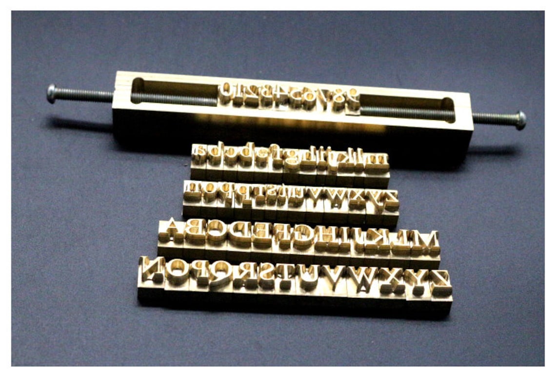 Any Fonts Interchangeable Embossing Custom Letters Alphabet Etsy