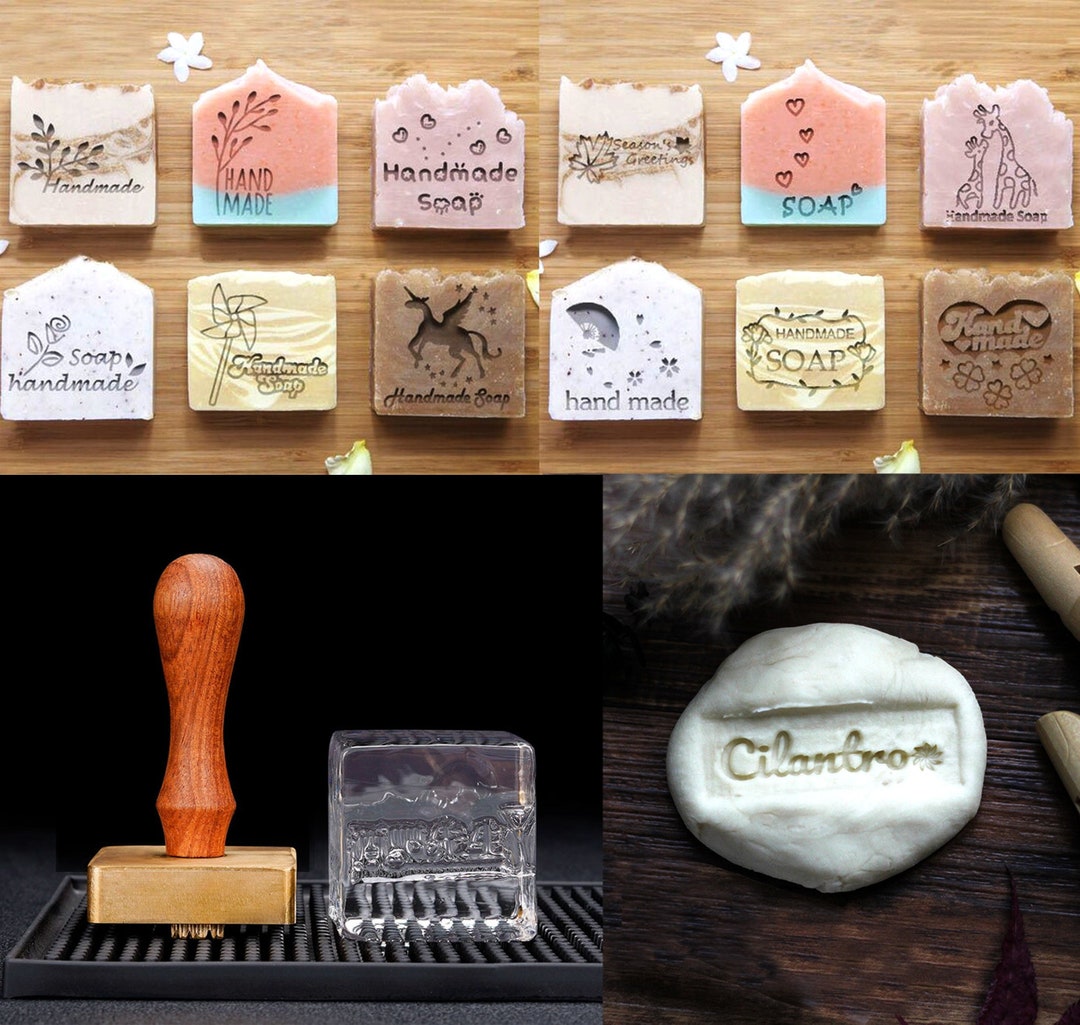 Custom Stamp - Natural Handcrafted Soap - Logo Stamp — Modern Maker Stamps