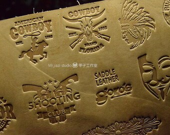 Hammer LOGO Custom made Brass stamp Leather Seal Wood heat Embosser design tool
