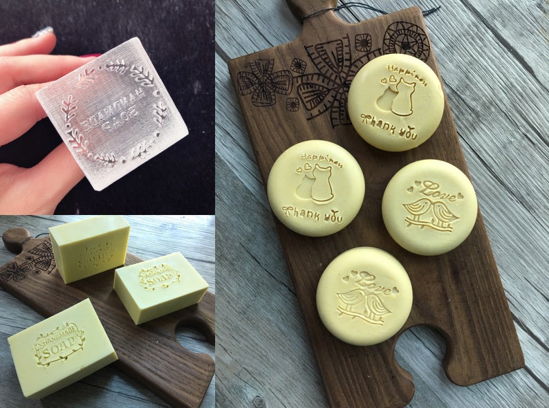 Custom Made Soap Mold Soap Soap Stamp Logo Embosser Handmade Etsy UK
