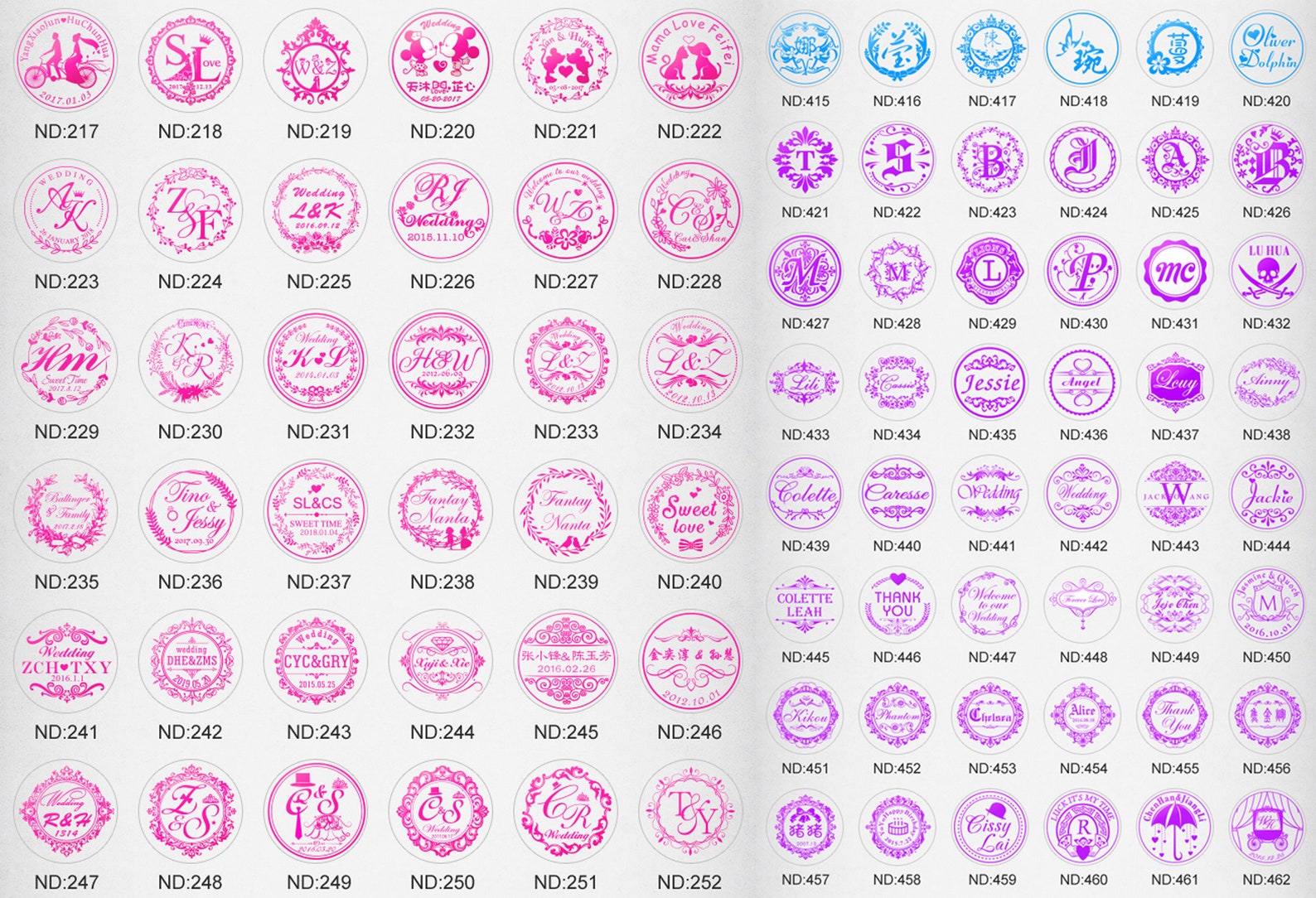 Custom LOGO Embosser Stamp Paper Seal Hand Held Ezseal Etsy