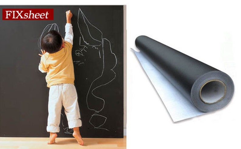 Offre Artiste Grand Tableau Noir Ardoise Murale Papier Etsy