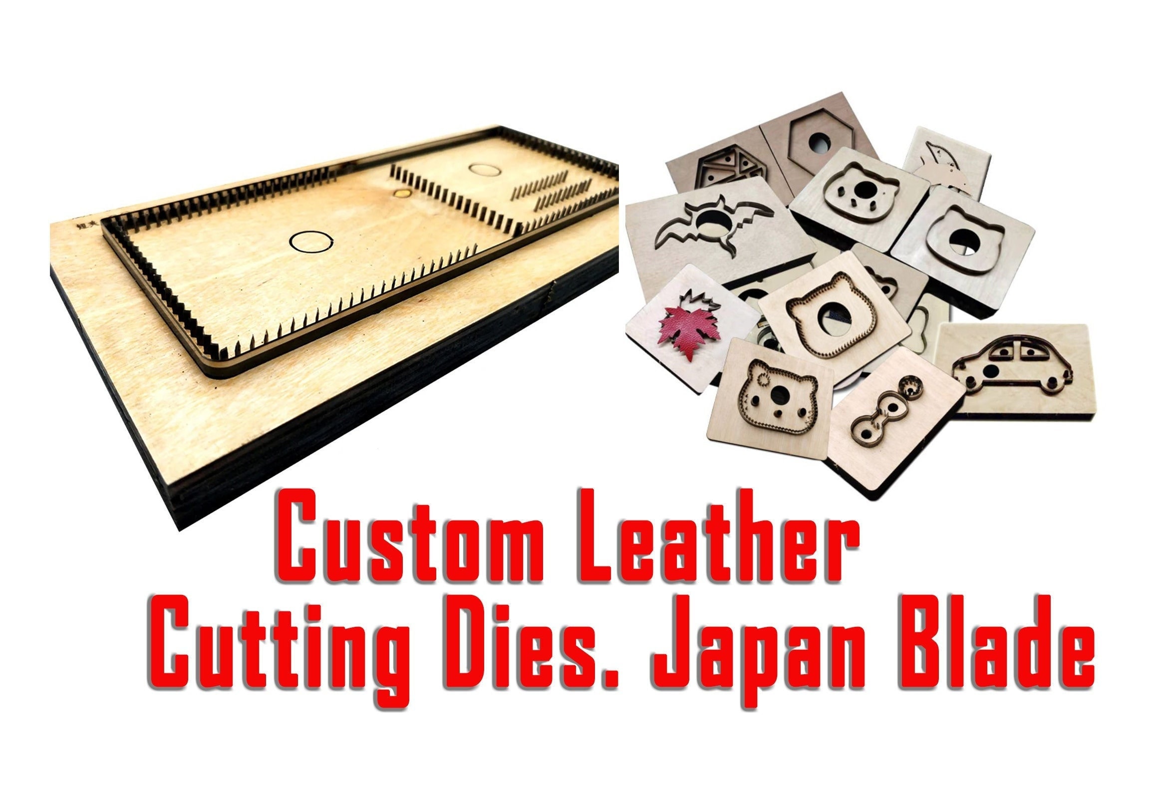 Custom Leather Cutting Die Customized Rule Die Cliker Sewing Holes  Stitching Holes Japanese Steel Blade Handicraft Punch 