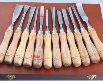 Professional 12 piece suit and wood carving knife carving chisel carving chisel engraved chisel carving chisel woodworking tool kit
