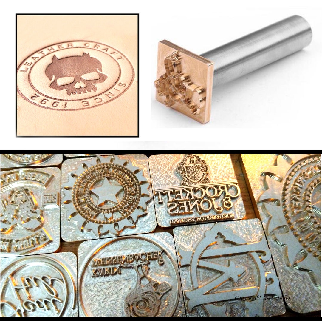 Leather Stamps - SKULLS - 10 Custom Stamps for Deep Embossing Many Leather  Items