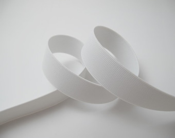 1 m d'élastique 30 mm blanc