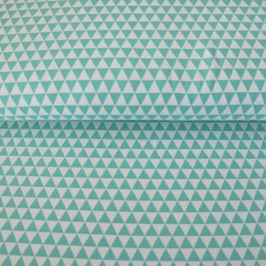 LILLESTOFF maglia organica cool triangolo bianco menta 50 cm