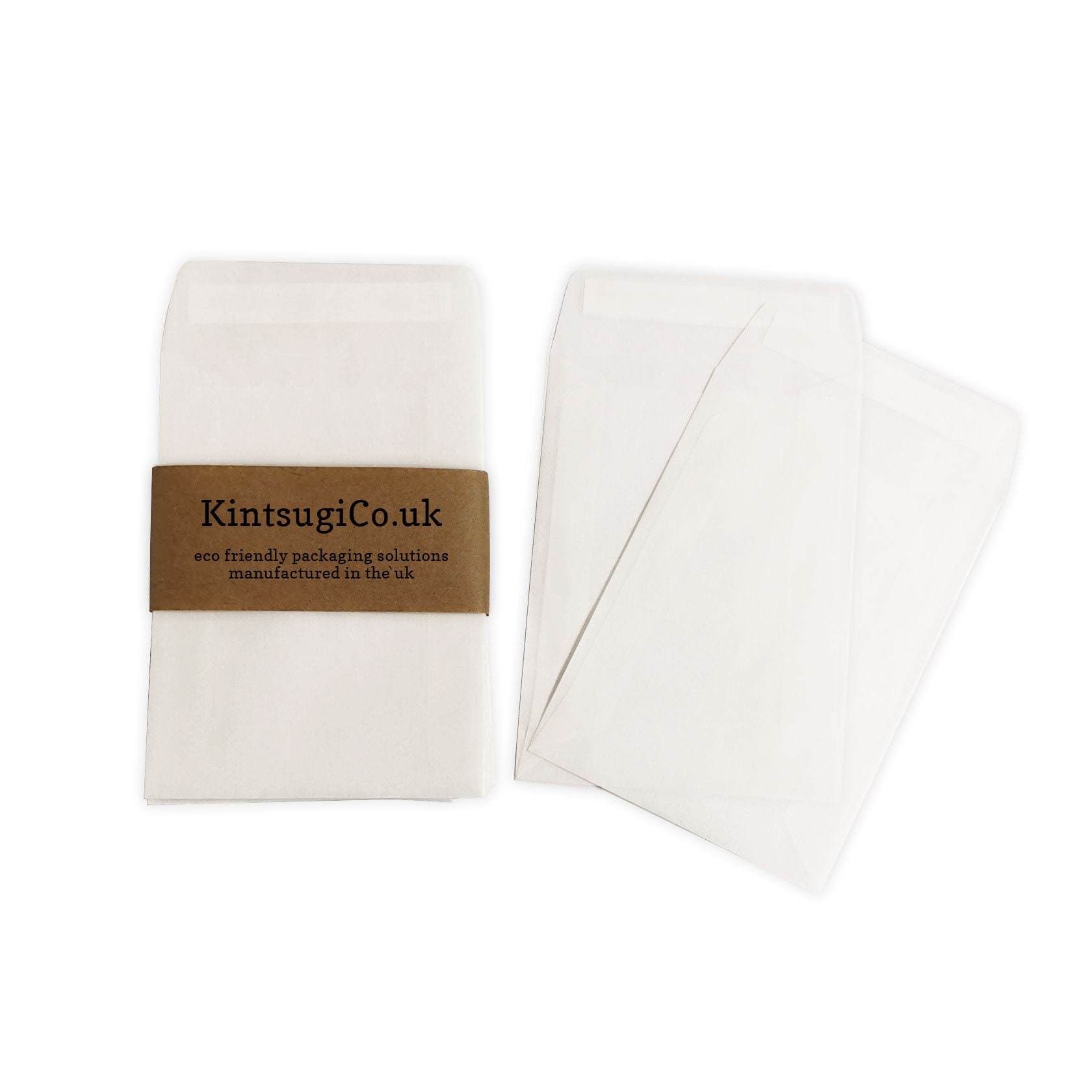 CLEARANCE Cute Glassine Envelopes with Cloud & Raindrop Pattern