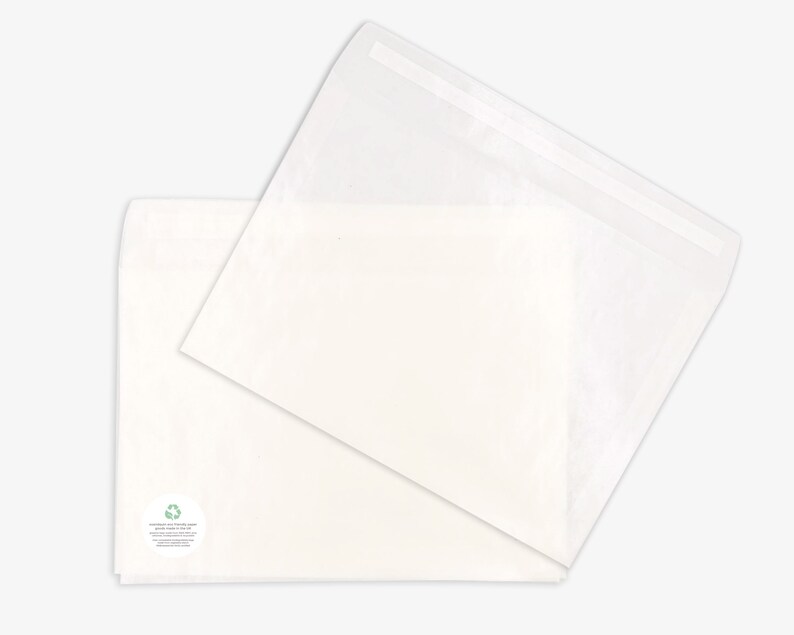 50 X Glassine Envelopes Peel & Self Seal Wedding Seed Confetti Etsy UK
