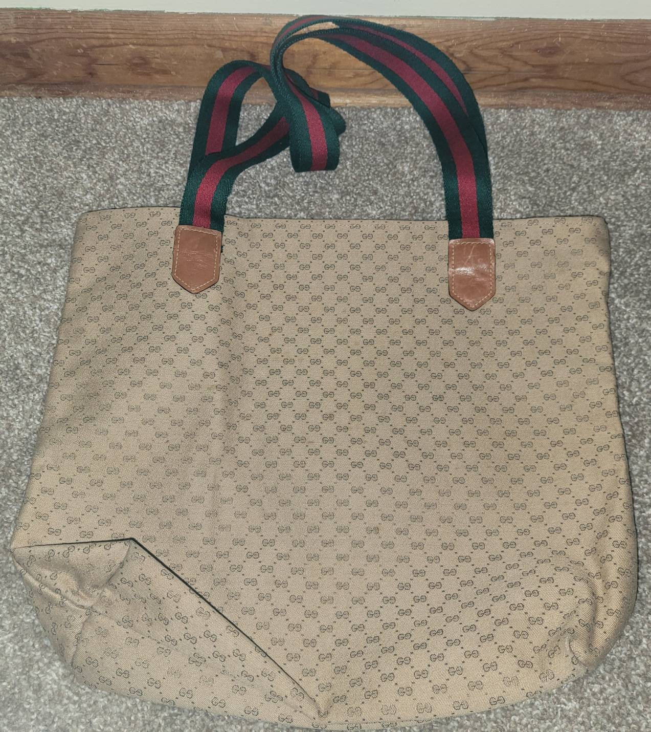 Used] GUCCI Gucci Horsebit Leather Handbag Brown vintage Vintage Old Beige  ref.401583 - Joli Closet