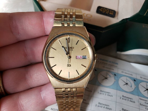 Vintage Seiko Kinetic Mens Watch