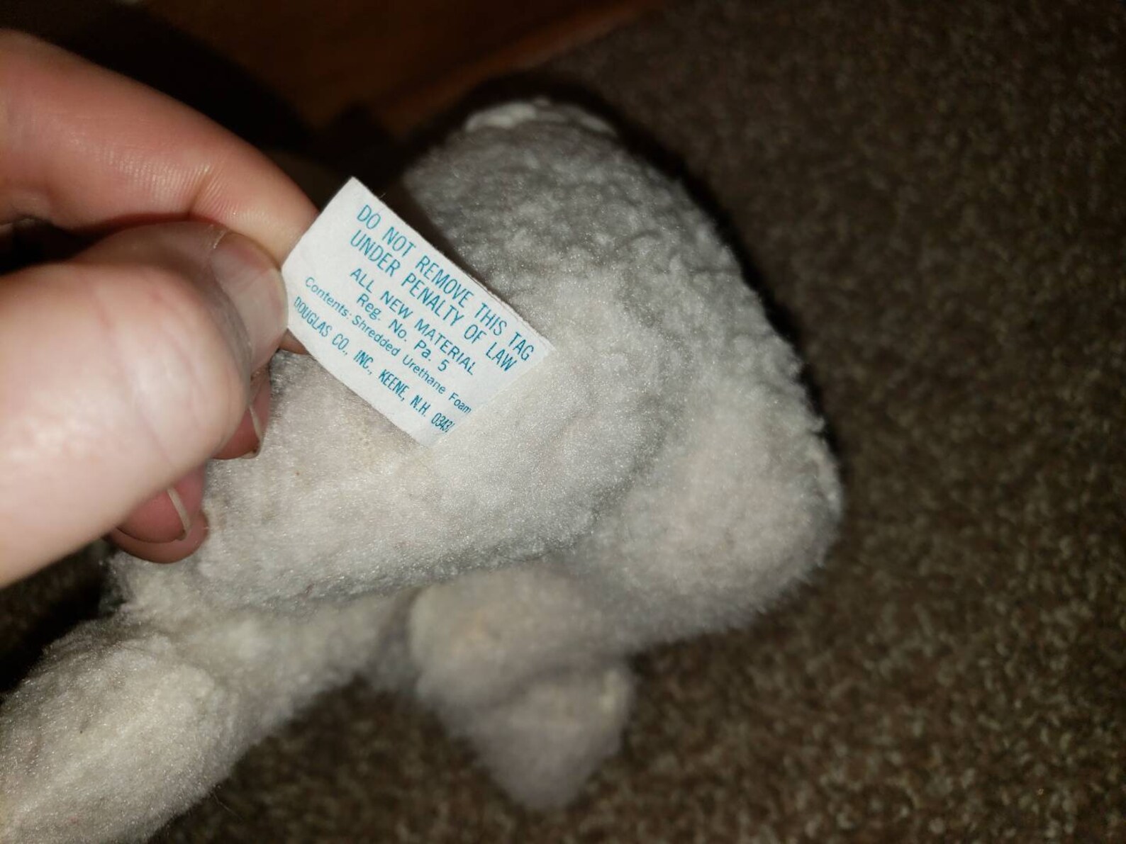 Vintage Douglas Cuddle Toys White Poodle Puppy Dog Mid Century Etsy