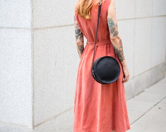 The Marina Circle Bag // Black