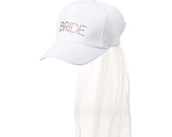 Bride to Be Veil With Hat Wedding Hens Night Party Bridal Shower Bachelorette