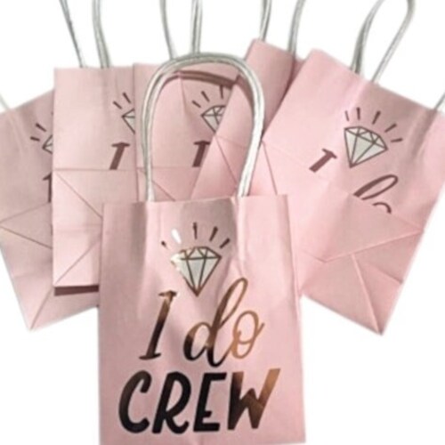 Hens Night Favours I Do Crew Bags X 6 Bridal Party Gifts Etsy