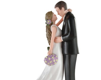 Gâteau de mariage Topper Bride and Groom Figurines Décorations Fournitures