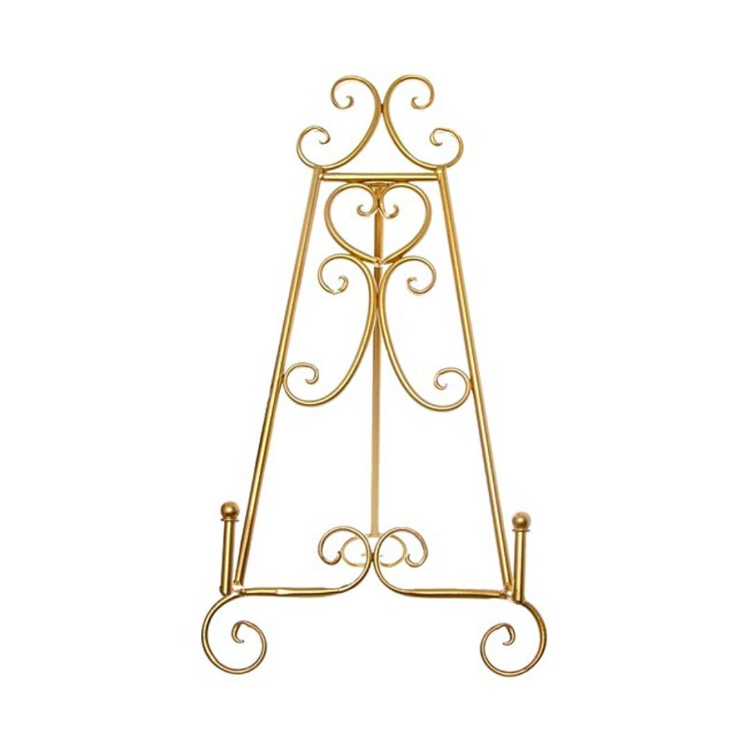 Wedding Easel Stand Gold Picture Display Lightweight Metal for Table 23
