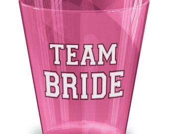 40 x Team Bride Shot Glasses Hens Night Party Gifts Favours Accessories Supplies