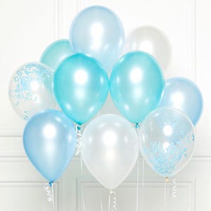 Party Balloons Decorations Birthday Wedding Engagement Baby Shower Blue Boy