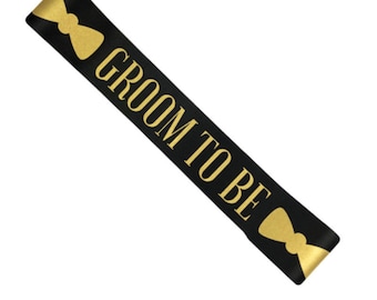 Groom To Be Party Sash Stag Night Bachelor Gift Wedding Accessories Supplies