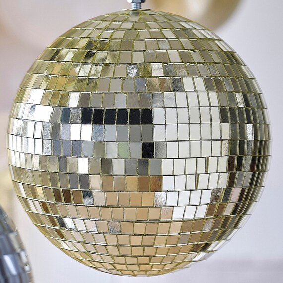 Disco Ball 12 Inch - Large Mirror Ball With Hanging Ring For Parties, Weddings, Dance Floors & Home Decor