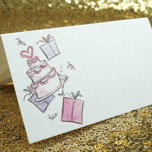 Tarjetas de lugar para bodas con nombre x 50 tarjetas de lugar para mesas de invitados plegadas en blanco