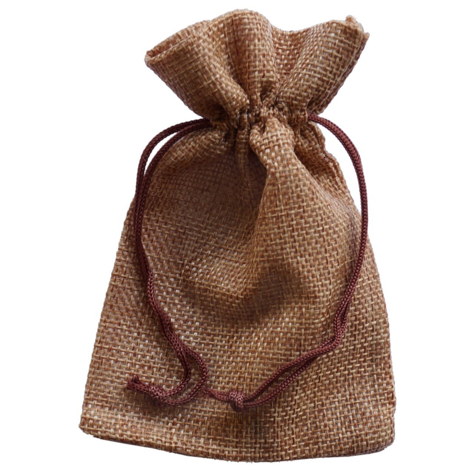 Jute Gift Bags X 10 for Wedding Favours Drawstring Pouches Etsy