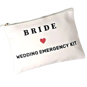 Wedding Emergency Survival Kit Bag Bride To Be Gift For Day Bridal Party Favours