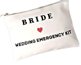 Bolsa de kit de supervivencia para emergencias de boda, regalo para la futura novia, recuerdos de la fiesta nupcial