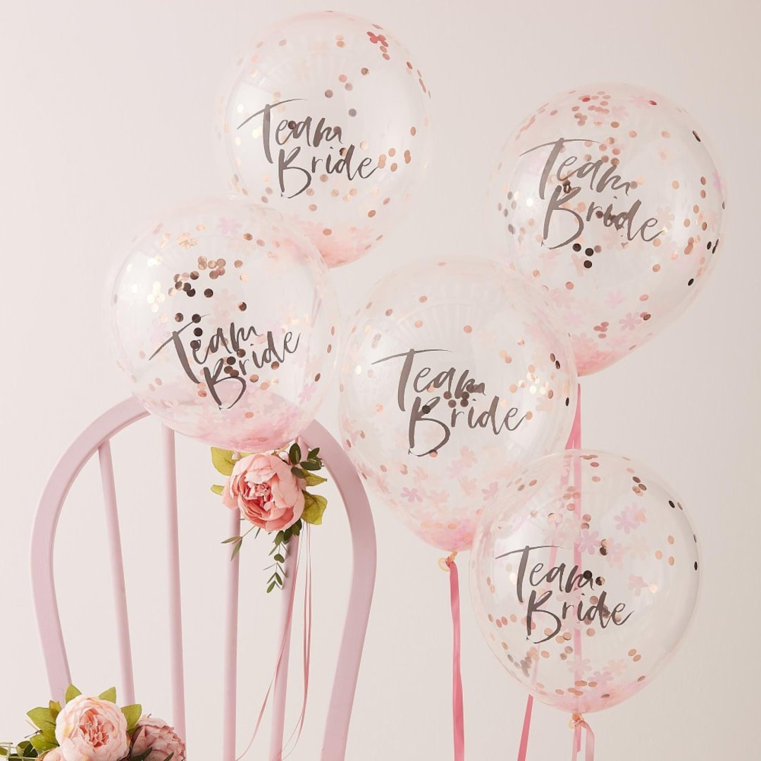 Hens Night Decorations Team Bride Party Confetti Balloons Bridal Shower — free download