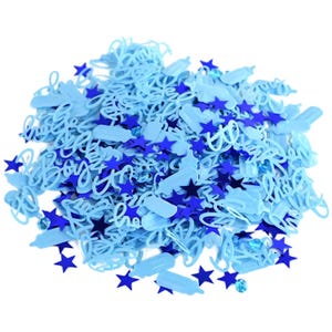 Babypartydekorationen Es ist ein Junge Blauer Partytisch Konfetti Scatters Craft