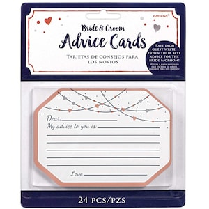 Cartes de conseils de mariage pour les mariés Livre d'or alternatif Couple de jeunes mariés