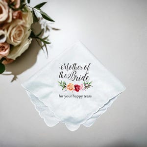 Mutter der Braut Geschenk Hochzeit Taschentuch Für Ihre Freudentränen Taschentuch Gefälligkeiten
