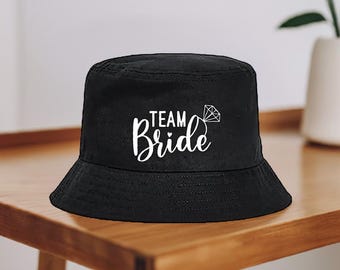 Team Bride Bucket Hat Gift Hens Night Party Bridal Shower Wedding Bachelorette