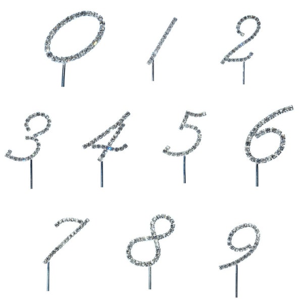 Birthday Cake Topper Numbers Party Decorations