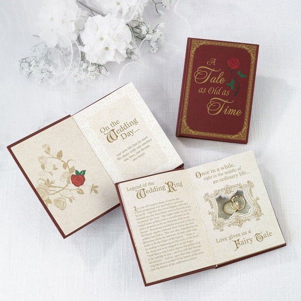 Wedding Ring Book Bearer Pillow Alternatives Fairytale Ceremony Supplies Decor
