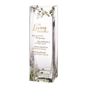 In Loving Memory Vase Memorial Grave Cemetery Funeral Heaven Deceased Decoration