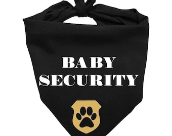 Bandana de seguridad para perro para bebé, anuncio de embarazo, regalo para fiesta de bienvenida al bebé, accesorio fotográfico