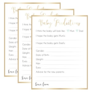 Juegos para baby shower, predicciones, 8 deseos, recuerdos, libro de visitas para fiestas